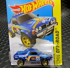 ﾎｯﾄｳｨｰﾙ　1/64　ﾀﾞｲｷｬｽﾄﾓﾃﾞﾙ　HW-2015★SUBARU BRAT --BLUE--　スバル・ブラット　ピックアップ入荷！　　カルフォルニアスタイル★イイネ!