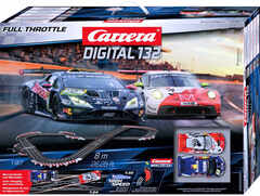 Carrera digital 132 ｺｰｽｾｯﾄ　30045◆Full Throttle - 8.0m　「フルスロットル」 set.   全長8.0m/ワイヤレス・システム！　ランボルギーニとポルシェ911のGT3マシン2台入りフルセット　全長8.0/ワイヤレスコントローラー付の超豪華コース　★10月中旬に入荷確定！ 