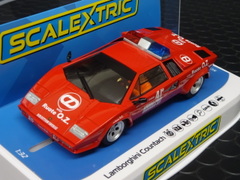 Scalextric 1/32 ｽﾛｯﾄｶｰ　C4329◆Lamborghini Countach Lamborghini Countach. 1983 Monaco Grand Prix Safety Car.　モナコGPのセーフティーカー！ ルーフのライトバー光ります！◆再入荷しました！！