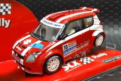 SCX　1/32ｽﾛｯﾄｶｰ 　　　62850◆SUZUKI SWIFT 　JWRC PESCAROLO　"Rock The Road"　#10　　　ライト点灯！★人気商品！