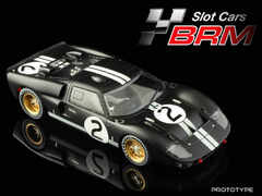 BRM 1/24 ｽﾛｯﾄｶｰ 　BRM219 ◆ Ford GT40 MKII   #2/Bruce McLaren and Chris Amon.   24hr Le Mans 1966 　　ル・マン24時間 GT-40 MKⅡ　★10月に入荷予定！ 送料無料～