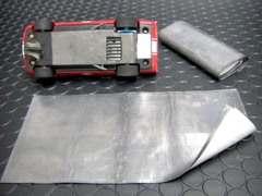 SSRP　1/32　ｽﾛｯﾄｶ-ﾊﾟｰﾂ　　PSK03★バランス ウェイト シート  　裏に粘着テープの付いた便利なステッカータイプ！　ハサミで自由に切れ何処にでも貼れる★この価格で約70gはお買い得！