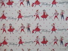 SZ826702B  Dots&girls B  クリーム・赤ドット