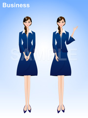 No.101　人　女　ビジネス　【AI】