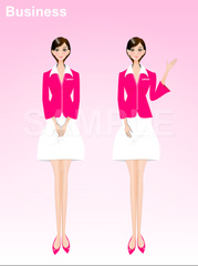 No.102　人　女　ビジネス 　【AI】