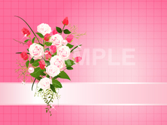 No.1008　薔薇　イラスト　