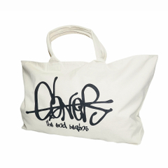 Heavy Canvas Zip Logo Tote Bag