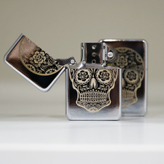 Mexican Skull Oil Lighter