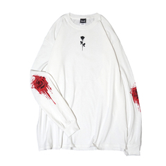 Barbed Wire Rose L/S T-Shirts