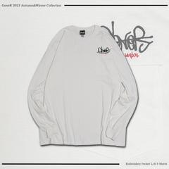 Embroidery Pocket L/S T-Shirts