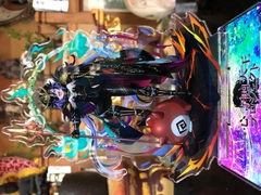 アクリルスタンド（両面印刷＋台座印刷）　15センチ　四天王　毘沙門天『羅願』