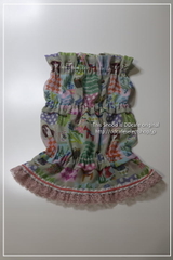 北欧パッチワーク風スヌード