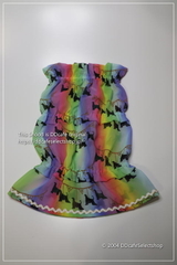 アフガンガーランド柄スヌード（淡虹）