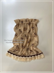 ニットなくまさんスヌード・カフェオーレ