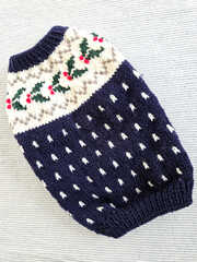 ヒイラギのセーターМＳ「ネービー」