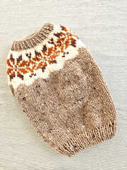 ツイードロピーセーター「ベージュ」