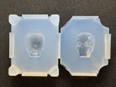 20「ドクロ」レジン用モールド