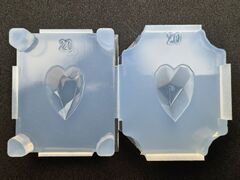 20「縦長ハートカット」レジン用モールド