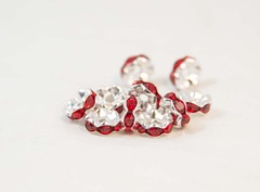 8×3.8　波型ロンデル(シルバー)　レッド