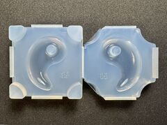 「穴あき勾玉」レジン用モールド