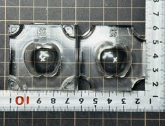 超高強度シリコン「縦割りリンゴ」レジン用モールド