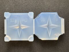 「立体四芒星B」レジン用モールド