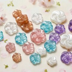 ECO「和菓子（ねじ梅）」レジン用モールド