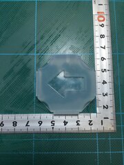 30「プレート矢印」レジン用モールド