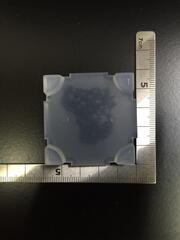 30円形プレート用 2穴「φ3凹」パーツモールド