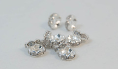 8×3.8　波型ロンデル(シルバー)　クリア