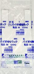 30123  バイオＮＮパック ２５％ レジ袋　乳白 Ｍ