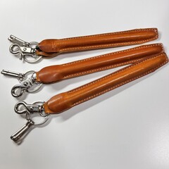 イタリアンレザー使用　ボールペンホルダー　ボールペン付き（ハンドメイド）