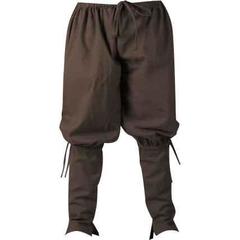 中世ヨーロッパ 衣装 ケティル キャンバス パンツ 各種サイズ ブラウン