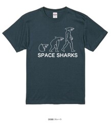 オトナカラー『スペース・シャーク』Tシャツ【送料込】