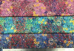 布「花の庭」風花柄　グスタフ・クリムト風