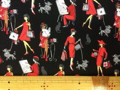 布「赤い服のパリジェンヌ２」