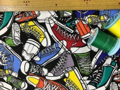 布「バスケットボールシューズ」