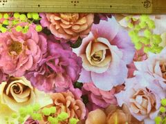 完売　布「花2」リアルプリント