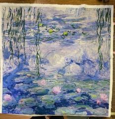 布「モネ・睡蓮２」