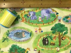 布「どうぶつの動物園は・・・。」ゆきえもん