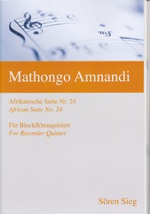 アフリカ組曲第24番 Mathongo Amnandi ／ 注文番号037