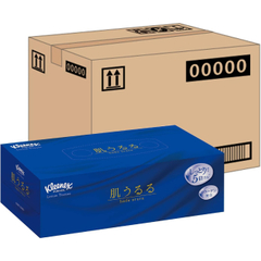 【ケース販売】 クリネックス ローションティシュー 肌うるる 408枚(204組) ×10箱入り