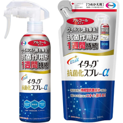 イータック抗菌化スプレーα アルコールタイプ (本体+つめかえ用セット)