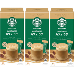 ネスレ スターバックス® プレミアムミックス カフェ ラテ スティックコーヒー 4P ×3箱