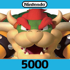 Nintendoプリペイドカード（5000円）