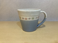 彩マグカップ　ブルー　岩22-3-4B