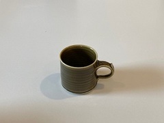 茶青磁マグカップ　24-5-2