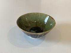 青銅釉刷毛目鉢　24-5-6