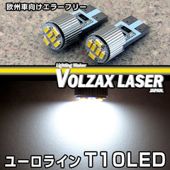 VOLZAX LASERユーロライン　T10ウェッジ正面発光LEDバルブ