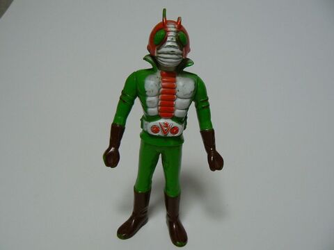 ポピー　仮面ライダーＶ３　人形　ソフビ　中古